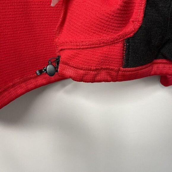 IZOD Mens Full-Zip Track Jacket EUC Sz L Red Perform-X Zip-Pockets - Picture 5 of 9